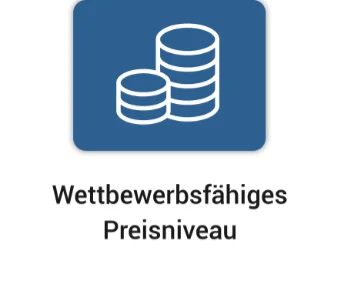 Wettbewerbsfähiges Preisniveau